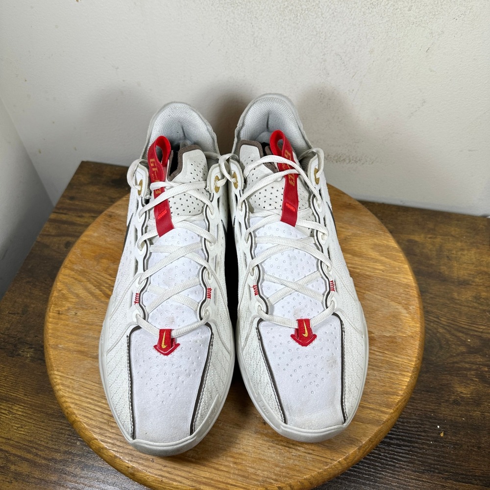 Nike Air Zoom GT Cut 3 White Black University Red DV2913-105 Mens Size 11.5 - Picture 3 of 8